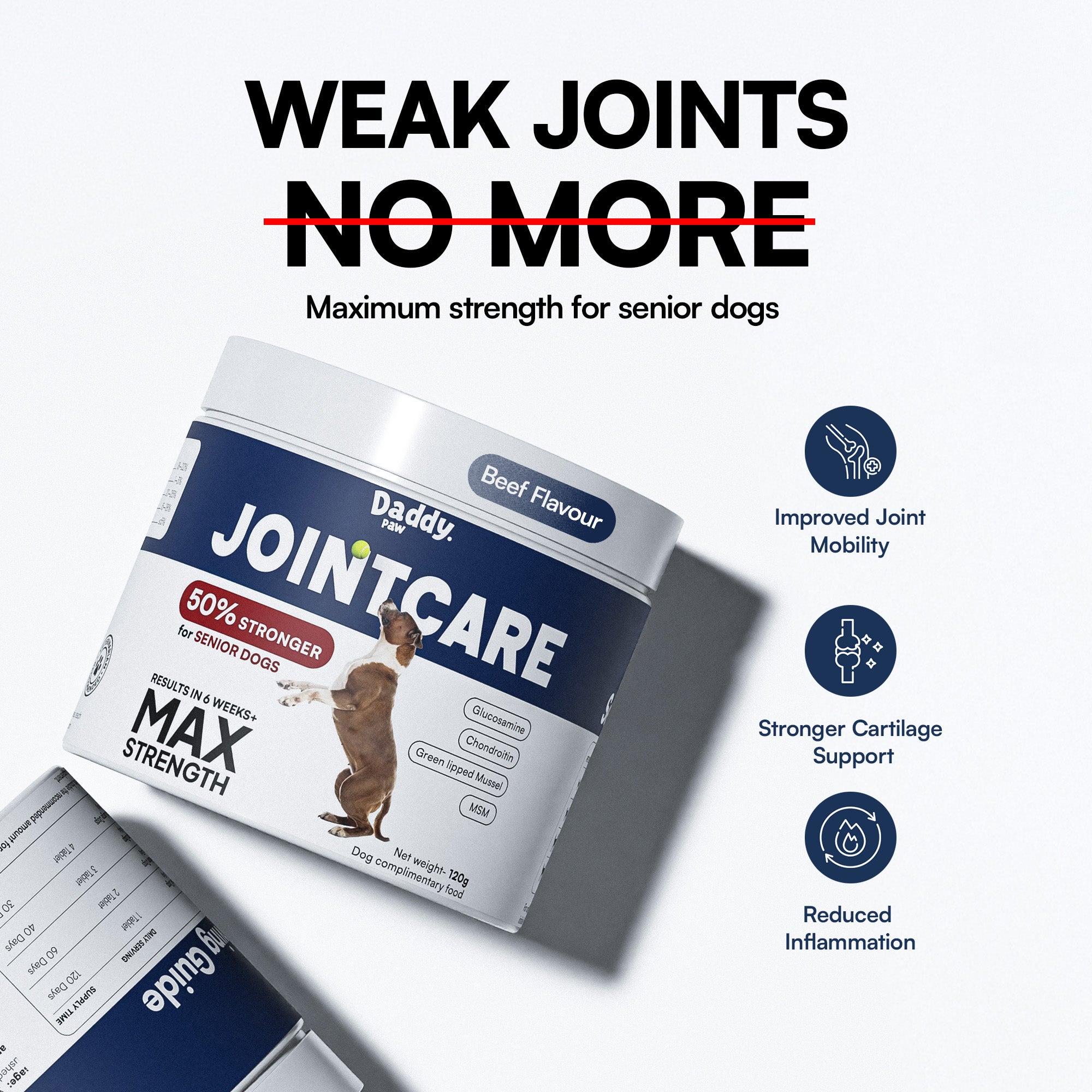 Daddy Paw Max strength for senior dogs